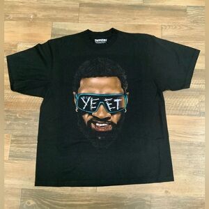 TAPPEDIN YEET Jey Uso Big Head Men XLarge Black Tshirt WWE Wrestling Tee Lucha